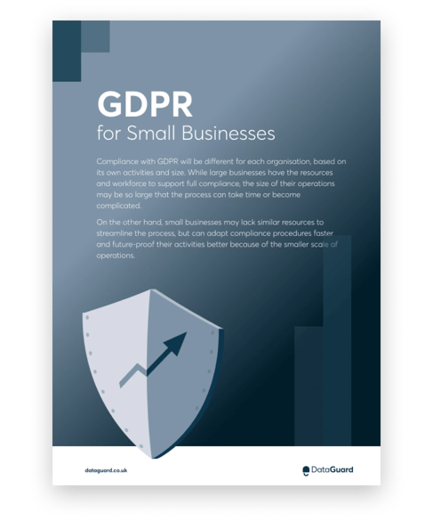 Look Inside - title page - GDPR For Small Businesses – Preview